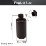 Othmro 2Pcs 33.8oz Plastic Lab Storage Bottles