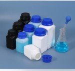 34oz Plastic Lab Chemical Reagent Bottles (5-Pack)