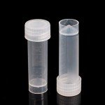Eowpower 50-Pack 5ml Plastic Lab Sample Vials