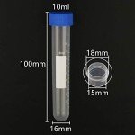 Kesell 10ml Round Bottom Centrifuge Tubes, 20 Pack