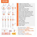 VEVOR 32-Piece Lab Glassware Distillation Kit 1000ml