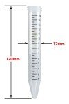 Globe Scientific 15mL Centrifuge Tubes Pack of 500