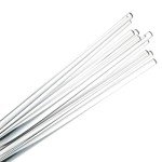 12-Inch Round Glass Stirring Rod - 24 Pack