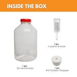 3G Wide Mouth Plastic Carboy with Airlock