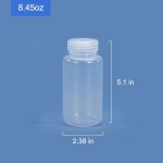 Wide Mouth Lab Reagent Bottle - 8.4 oz (2 Pcs)