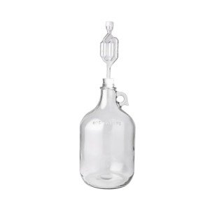 1 Gallon FastRack Glass Wine Fermenter with Airlock