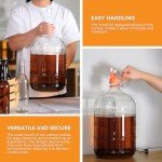 3 Gallon Glass Carboy for Lab Use