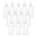 Plastic Dropping Bottles - 60ml, 12 Pack