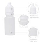 50-Pack 10ml Plastic Eye Dropper Bottles
