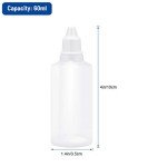 Plastic Dropping Bottles - 60ml, 12 Pack