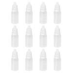 12pcs 10ml Plastic Eye Dropper Bottles