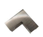 90° Shower Glass Clamp - Durable Brushed Nickel