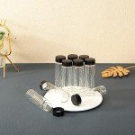 Clear Glass Vials 40ml with Screw Caps - 30pcs