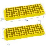 20PCS Microcentrifuge Tube Rack with 80 Wells