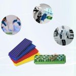 20PCS Microcentrifuge Tube Rack with 80 Wells