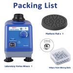 Mini Vortex Mixer with Paint Mixing Balls and Pad