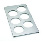 Stainless Steel 6-Hole Bottle Holder Template