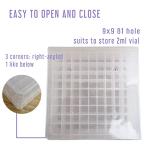 LLERRA 2 ML Cryovial Storage Box for 81 Tubes