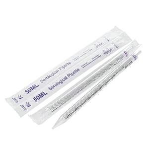 Blue Striped 50ml Serological Pipettes - 25pcs