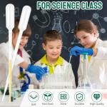 25Pcs Disposable 1ML Plastic Pipettes for Labs