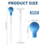 10 ml Glass Pipettes with Rubber Caps - 3 Pack