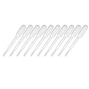50 Pcs Clear Disposable 0.2ml Pipettes for Labs