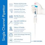 Nero Ergonomic Adjustable Single Channel Micropipette