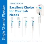 Nero Ergonomic Adjustable Single Channel Micropipette