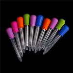 10 Pack Silicone Liquid Pipettes with Bulb Tip