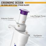 4E's USA 2-20μl Adjustable Volume Pipette