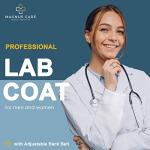 Professional 36-Inch White Lab Coat for Men & Women