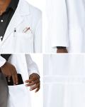 Unisex Mid-Length 5-Pocket Lab Coat 3174