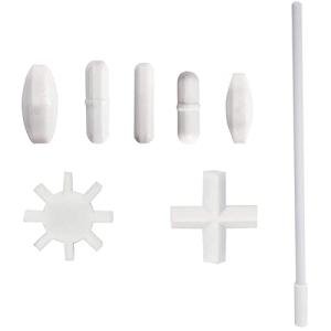 7 Shapes Magnetic Stirrer Bars with Retriever (8 Pack)