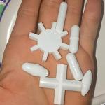 7 Shapes Magnetic Stirrer Bars with Retriever (8 Pack)