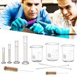 Thick Glass Graduated Measuring Cylinder and Beaker Set