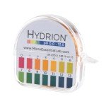 Hydrion pH Paper Dispenser with Color Chart