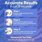 Universal pH Test Strips (200 ct) for Liquids
