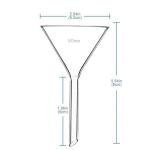 50mm Borosilicate Glass Funnels – Pack of 2