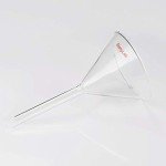 StonyLab 2-Pack Borosilicate Glass Funnels - 100mm