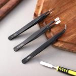 11-Piece Precision ESD Tweezers Set with Bag