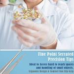 High Precision 6" Stainless Steel Serrated Forceps