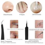 10-Piece Precision Anti-Static Tweezers Set