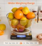 Digital Food Scale - 33lb Rechargeable Stainless Steel