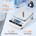 High Precision 5000g Digital Lab Scale 0.01g