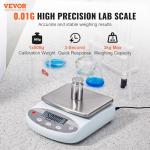 High Precision 3000g Digital Lab Scale 0.01g