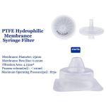 Sterile PTFE Syringe Filters, 0.22 µm, 20/pk