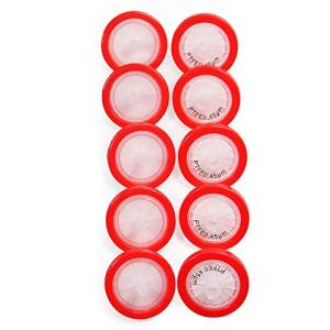 AMTAST PTFE Syringe Filters 0.45um, 25MM (10 Pack)