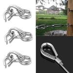 50 Pack M6 Stainless Steel Thimbles for Rigging