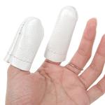 20 Pack Leather Finger Cots for Needlework