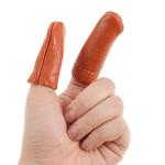 20 Pack Leather Finger Cots for Needlework